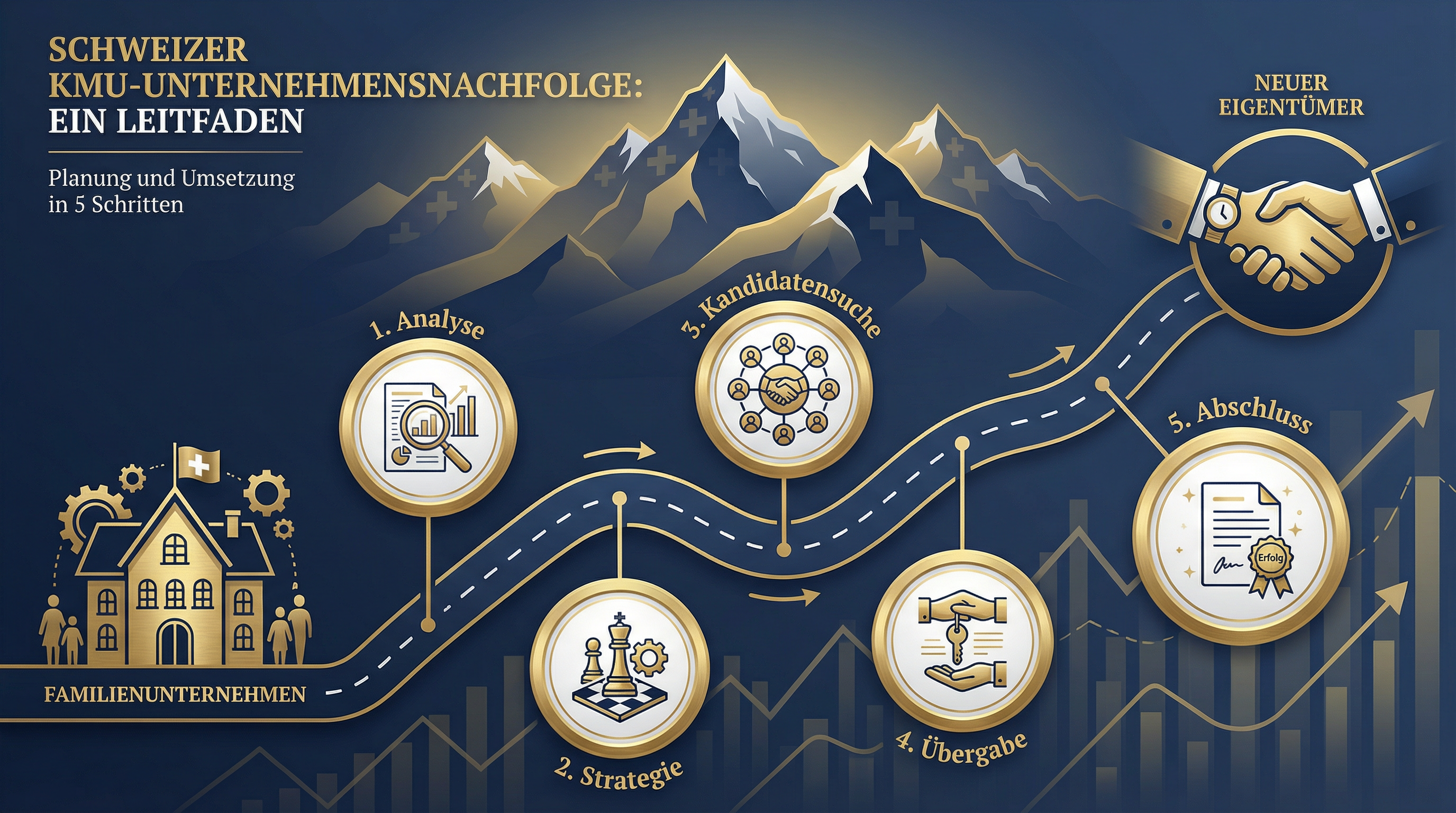 Nachfolgeplanung KMU Schweiz 5 Schritte
